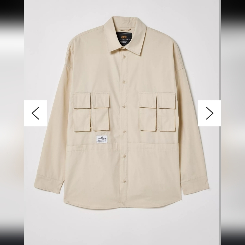 Nwot Alpha Industries X Standard Cloth Takibi men's oversized  Shirt Large